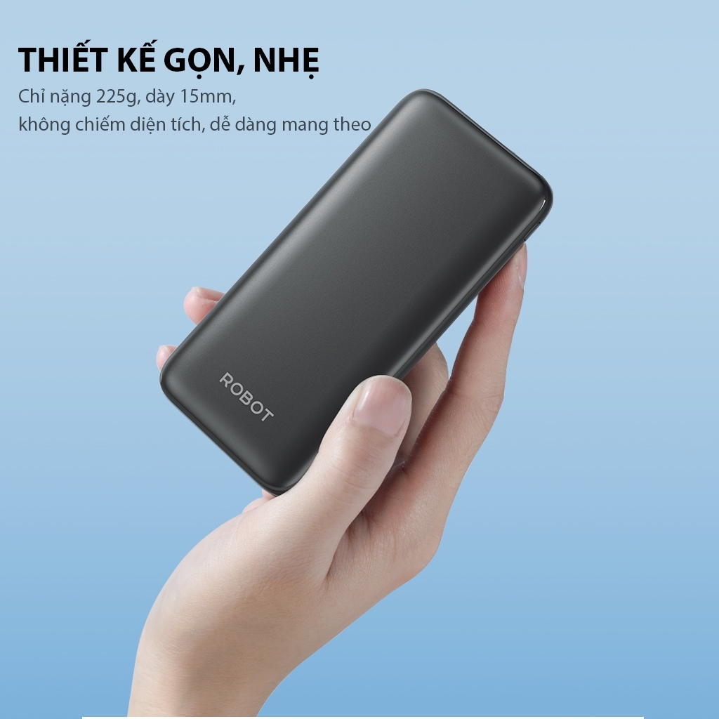 Pin Sạc Dự Phòng 10000mAh ROBOT RT12