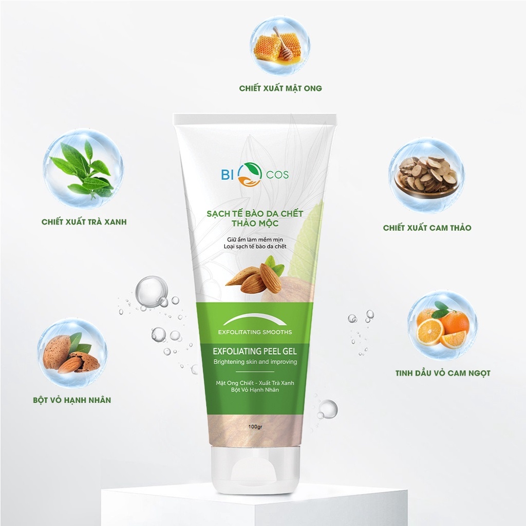 Gel Tẩy Tế Bào Chết Thảo Mộc BioCos