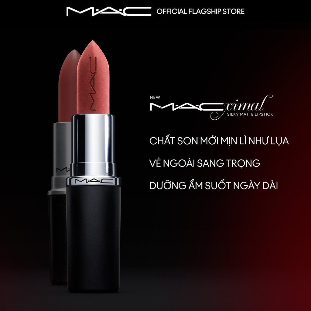 Son thỏi lì biểu tượng MAC MACXIMAL Silky Matte Lipstick