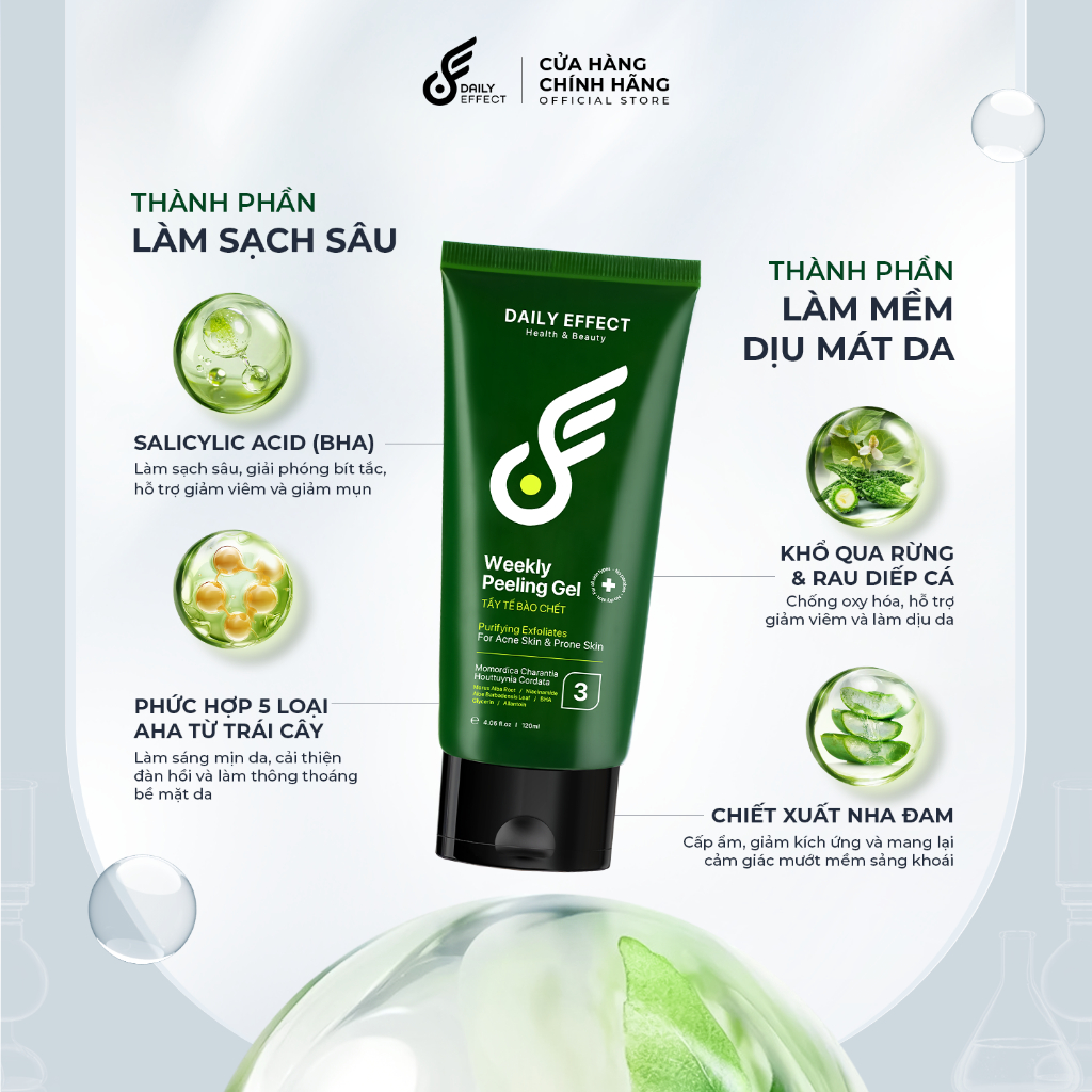 Tẩy Tế Bào Chết Da Mặt Dạng Gel WEEKLY PEELING GEL